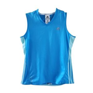 Adidas sleeveless V-neck tank top